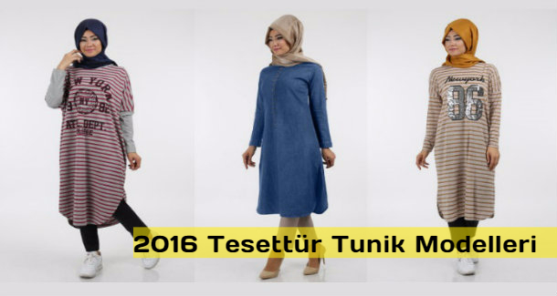 2016 Tesettür Tunik Modelleri