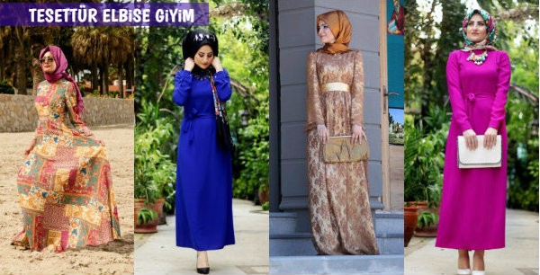 tesettür elbise modelleri
