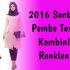 2016 Sonbahar Pembe Tesettür Kombinler