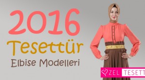 2016 Tesettür Elbise Modelleri